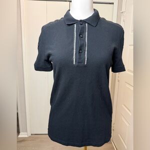 Versace Collection Black Polo Shirt